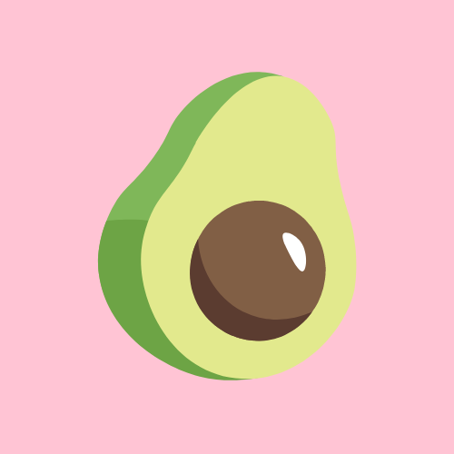 cute avocado cartoon image