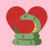 snake in love