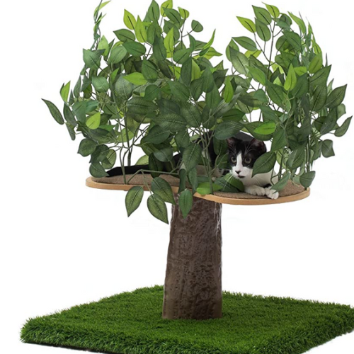 cat tree that looks like a tree
