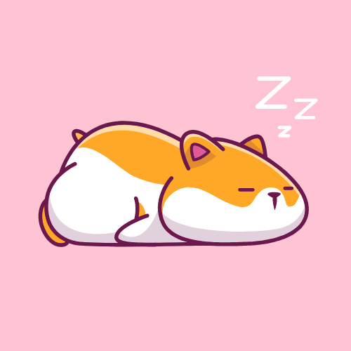 hamster sleepings with eyes open