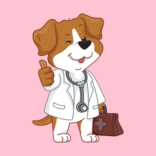 dog doctor cartoon image