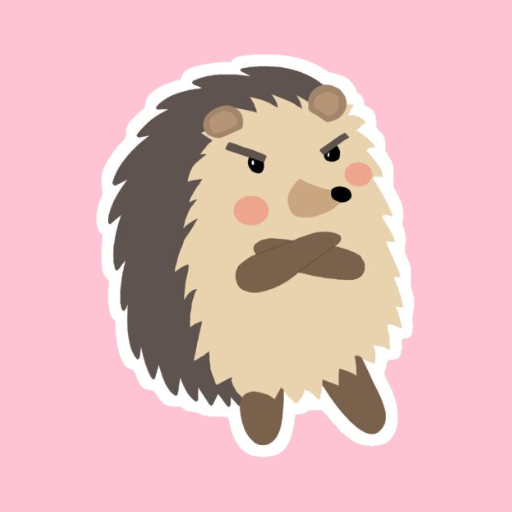 grumpy hedgehog
